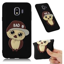Bad Boy Owl Soft 3D Silicone Case for Samsung Galaxy J4 (2018) SM-J400F - Black
