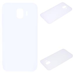 Candy Soft Silicone Protective Phone Case for Samsung Galaxy J4 (2018) SM-J400F - White