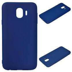 Candy Soft Silicone Protective Phone Case for Samsung Galaxy J4 (2018) SM-J400F - Dark Blue