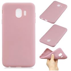 Candy Soft Silicone Phone Case for Samsung Galaxy J4 (2018) SM-J400F - Lotus Pink