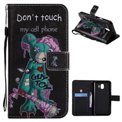 One Eye Mice PU Leather Wallet Case for Samsung Galaxy J4 (2018) SM-J400F