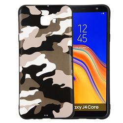 Camouflage Soft TPU Back Cover for Samsung Galaxy J4 Core - Black White