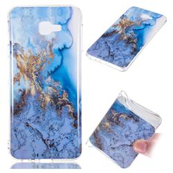 Sea Blue Soft TPU Marble Pattern Case for Samsung Galaxy J4 Core
