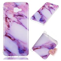 Purple Soft TPU Marble Pattern Case for Samsung Galaxy J4 Core