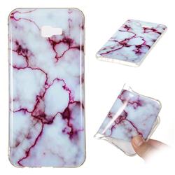 Bloody Lines Soft TPU Marble Pattern Case for Samsung Galaxy J4 Plus(6.0 inch)