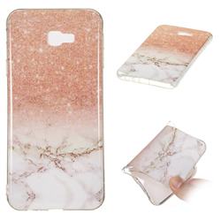 Glittering Rose Gold Soft TPU Marble Pattern Case for Samsung Galaxy J4 Plus(6.0 inch)