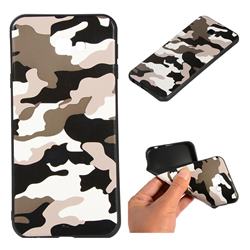 Camouflage Soft TPU Back Cover for Samsung Galaxy J4 Plus(6.0 inch) - Black White