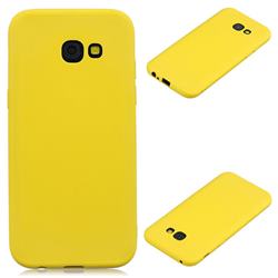 Candy Soft Silicone Protective Phone Case for Samsung Galaxy J4 Plus(6.0 inch) - Yellow