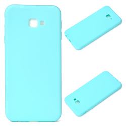 Candy Soft Silicone Protective Phone Case for Samsung Galaxy J4 Plus(6.0 inch) - Light Blue