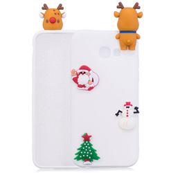 White Elk Christmas Xmax Soft 3D Silicone Case for Samsung Galaxy J4 Plus(6.0 inch)
