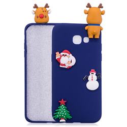 Navy Elk Christmas Xmax Soft 3D Silicone Case for Samsung Galaxy J4 Plus(6.0 inch)