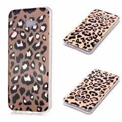Leopard Galvanized Rose Gold Marble Phone Back Cover for Samsung Galaxy J4 Plus(6.0 inch)