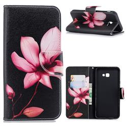 Lotus Flower Leather Wallet Case for Samsung Galaxy J4 Plus(6.0 inch)