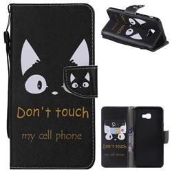 Cat Ears PU Leather Wallet Case for Samsung Galaxy J4 Plus(6.0 inch)