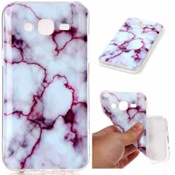 Bloody Lines Soft TPU Marble Pattern Case for Samsung Galaxy J5