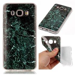 Dark Green Soft TPU Marble Pattern Case for Samsung Galaxy J5 2016 J510
