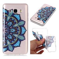 Peacock flower Super Clear Soft TPU Back Cover for Samsung Galaxy J5 2016 J510