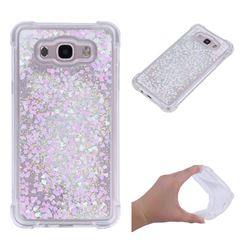 Dynamic Liquid Glitter Sand Quicksand Star TPU Case for Samsung Galaxy J5 2016 J510 - Pink