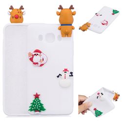 White Elk Christmas Xmax Soft 3D Silicone Case for Samsung Galaxy J5 2016 J510