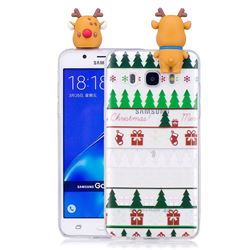 Christmas Socks Soft 3D Climbing Doll Soft Case for Samsung Galaxy J5 2016 J510