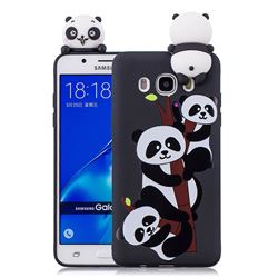 Ascended Panda Soft 3D Climbing Doll Soft Case for Samsung Galaxy J5 2016 J510