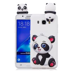 Panda Girl Soft 3D Climbing Doll Soft Case for Samsung Galaxy J5 2016 J510