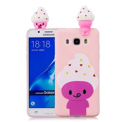Ice Cream Man Soft 3D Climbing Doll Soft Case for Samsung Galaxy J5 2016 J510