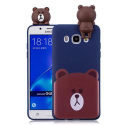 Cute Bear Soft 3D Climbing Doll Soft Case for Samsung Galaxy J5 2016 J510