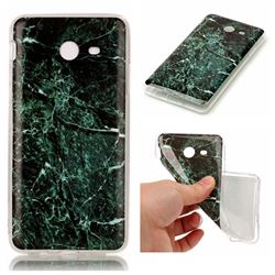Dark Green Soft TPU Marble Pattern Case for Samsung Galaxy J5 2017 J5 US Edition