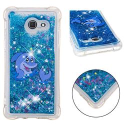 Happy Dolphin Dynamic Liquid Glitter Sand Quicksand Star TPU Case for Samsung Galaxy J5 2017 US Edition