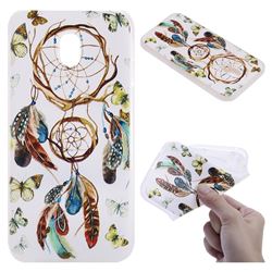 Color Wind Chimes 3D Relief Matte Soft TPU Back Cover for Samsung Galaxy J5 2017 J530 Eurasian