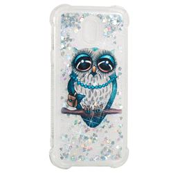 Sweet Gray Owl Dynamic Liquid Glitter Sand Quicksand Star TPU Case for Samsung Galaxy J5 2017 J530 Eurasian