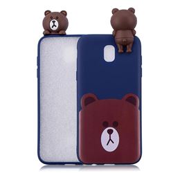 Cute Bear Soft 3D Climbing Doll Soft Case for Samsung Galaxy J5 2017 J530 Eurasian