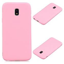 Candy Soft Silicone Protective Phone Case for Samsung Galaxy J5 2017 J530 Eurasian - Dark Pink