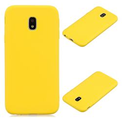 Candy Soft Silicone Protective Phone Case for Samsung Galaxy J5 2017 J530 Eurasian - Yellow