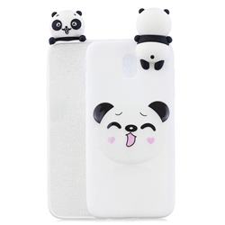 Smiley Panda Soft 3D Climbing Doll Soft Case for Samsung Galaxy J5 2017 J530 Eurasian