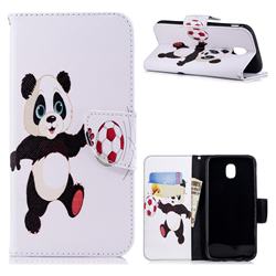 Football Panda Leather Wallet Case for Samsung Galaxy J5 2017 J530 Eurasian
