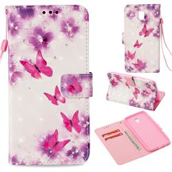 Stamen Butterfly 3D Painted Leather Wallet Case for Samsung Galaxy J5 2017 J530 Eurasian