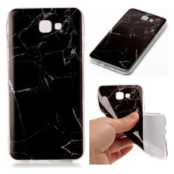 Black Soft TPU Marble Pattern Case for Samsung Galaxy J5 Prime
