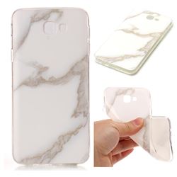 Jade White Soft TPU Marble Pattern Case for Samsung Galaxy J5 Prime