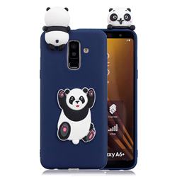 Giant Panda Soft 3D Climbing Doll Soft Case for Samsung Galaxy J6 (2018) SM-J600F