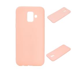 Candy Soft Silicone Protective Phone Case for Samsung Galaxy J6 (2018) SM-J600F - Light Pink