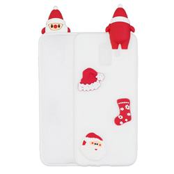 White Santa Claus Christmas Xmax Soft 3D Silicone Case for Samsung Galaxy J6 (2018) SM-J600F