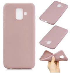 Candy Soft Silicone Phone Case for Samsung Galaxy J6 (2018) SM-J600F - Lotus Pink