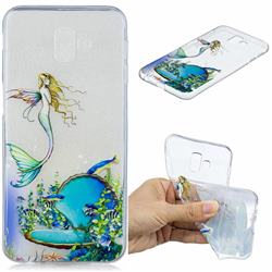 Mermaid Clear Varnish Soft Phone Back Cover for Samsung Galaxy J6 Plus / J6 Prime