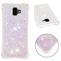 Dynamic Liquid Glitter Sand Quicksand Star TPU Case for Samsung Galaxy J6 Plus / J6 Prime - Pink
