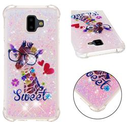 Sweet Deer Dynamic Liquid Glitter Sand Quicksand Star TPU Case for Samsung Galaxy J6 Plus / J6 Prime