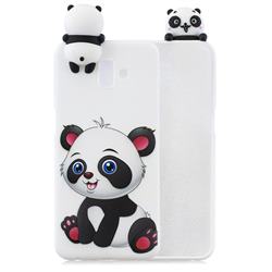 Panda Girl Soft 3D Climbing Doll Soft Case for Samsung Galaxy J6 Plus / J6 Prime