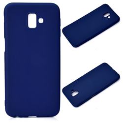 Candy Soft Silicone Protective Phone Case for Samsung Galaxy J6 Plus / J6 Prime - Dark Blue