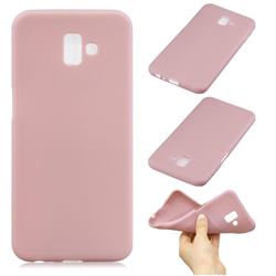 Candy Soft Silicone Phone Case for Samsung Galaxy J6 Plus / J6 Prime - Lotus Pink